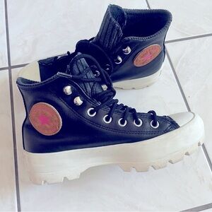 Convers All Start Taylor Sneakers Women 6.5 Leather Platform Skater Chunky